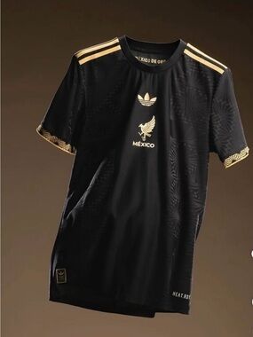 Mexico Black & Gold soccer jersey